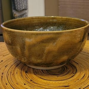 Jean Peterson studio vintage pottery bowl signed